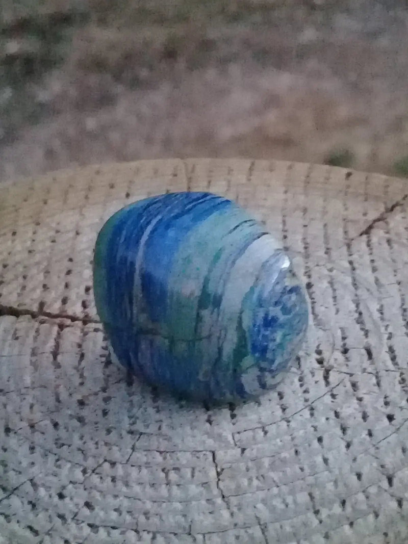 Load image into Gallery viewer, Azurite Malachite pierre roulée Grade A ++++ Azurite Malachite pierre roulée
