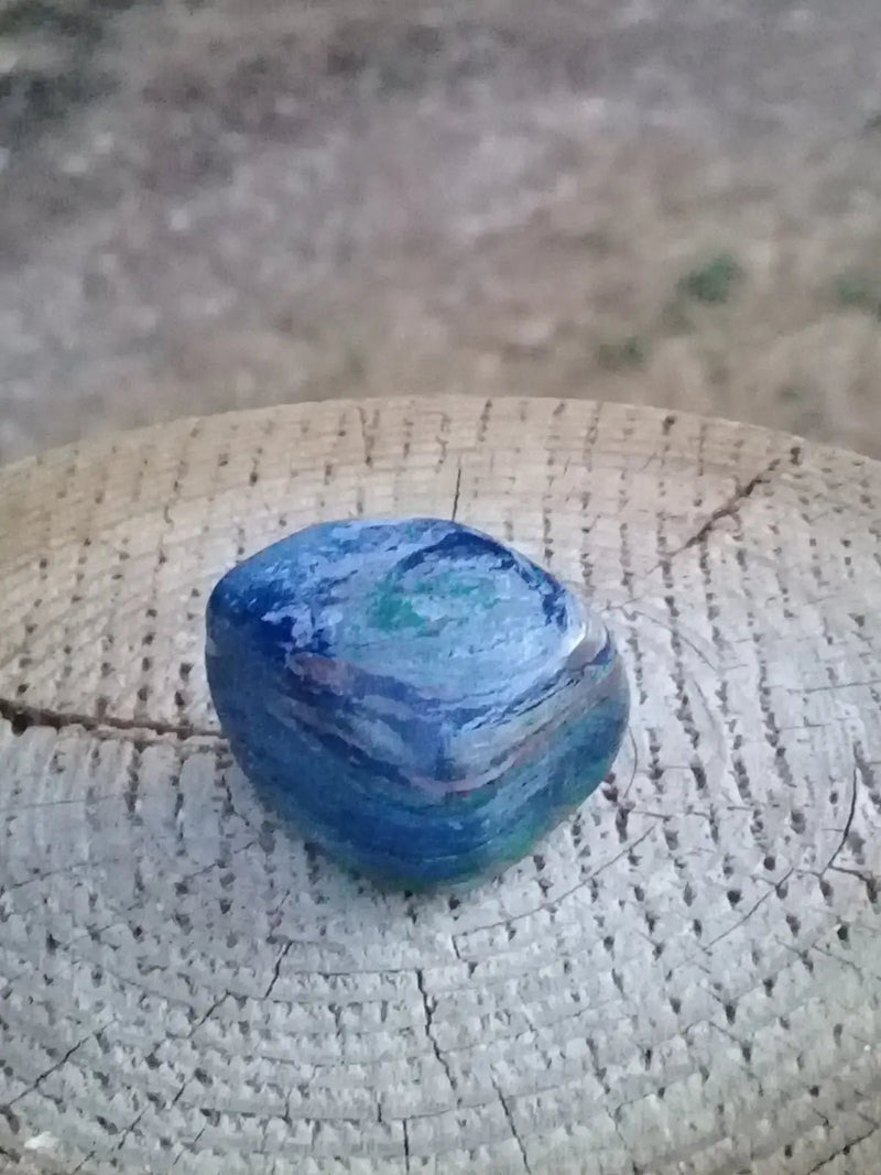 Load image into Gallery viewer, Azurite Malachite pierre roulée Grade A ++++ Azurite Malachite pierre roulée
