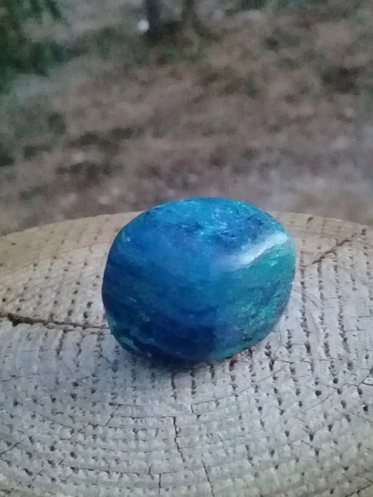 Azurite Malachite pierre roulée Grade A ++++ Azurite Malachite pierre roulée