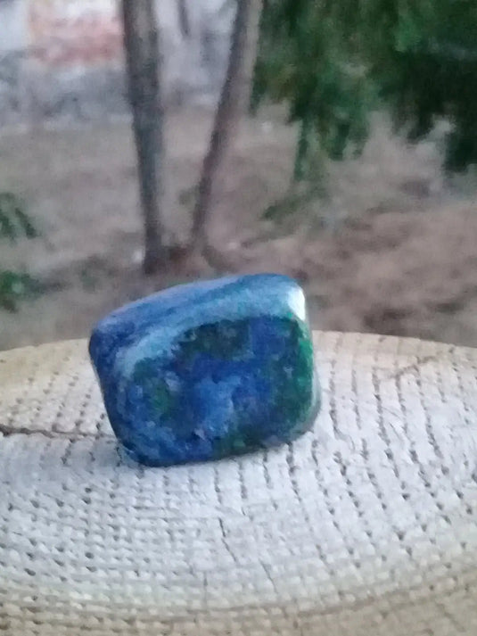 Azurite Malachite pierre roulée Grade A ++++ Azurite Malachite pierre roulée