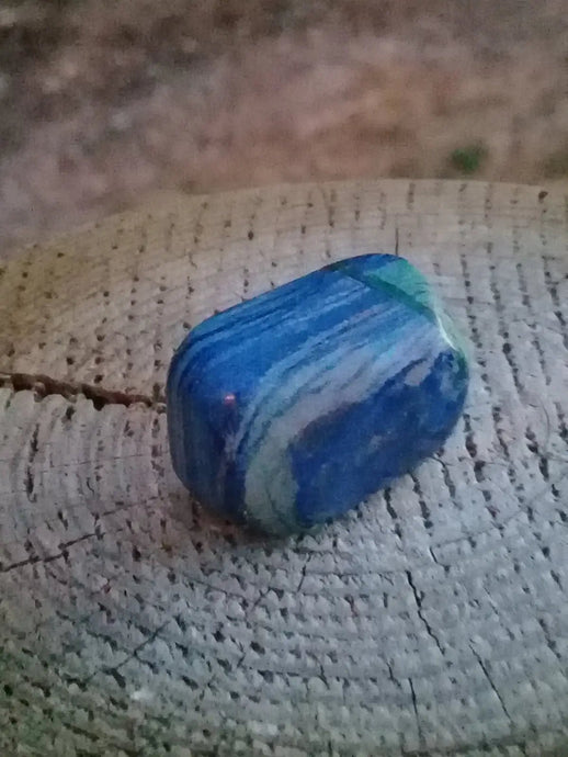 Azurite Malachite pierre roulée Grade A ++++ Azurite Malachite pierre roulée