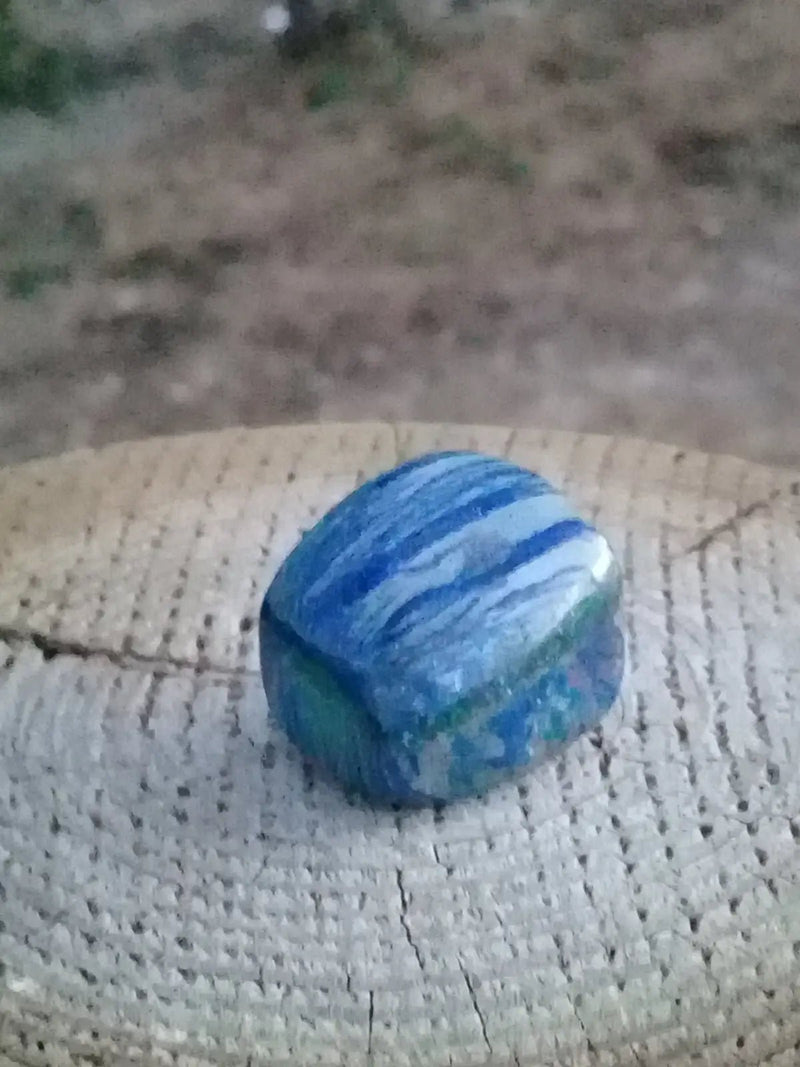 Load image into Gallery viewer, Azurite Malachite pierre roulée Grade A ++++ Azurite Malachite pierre roulée
