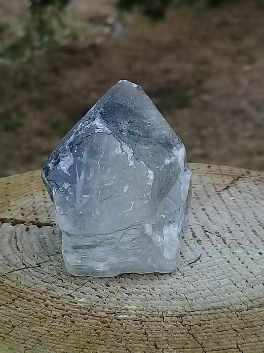 Baryte fantôme fumée cristallisée pointe brute Grade A ++++ Baryte fantôme fumée cristallisée pointe brute