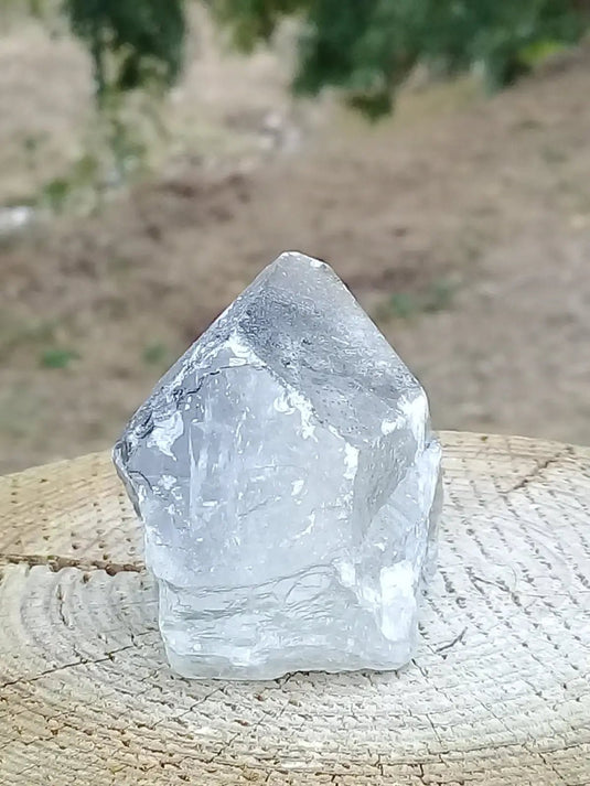 Baryte fantôme fumée cristallisée pointe brute Grade A ++++ Baryte fantôme fumée cristallisée pointe brute