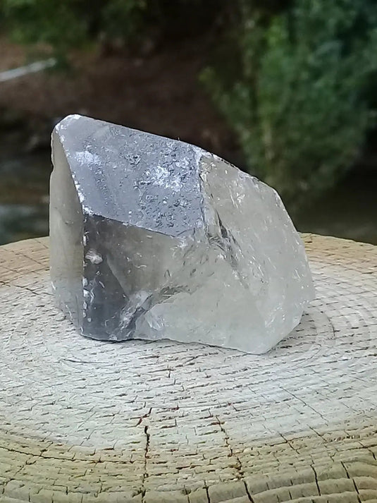 Baryte fantôme fumée cristallisée pointe brute Grade A ++++ Baryte fantôme fumée cristallisée pointe brute