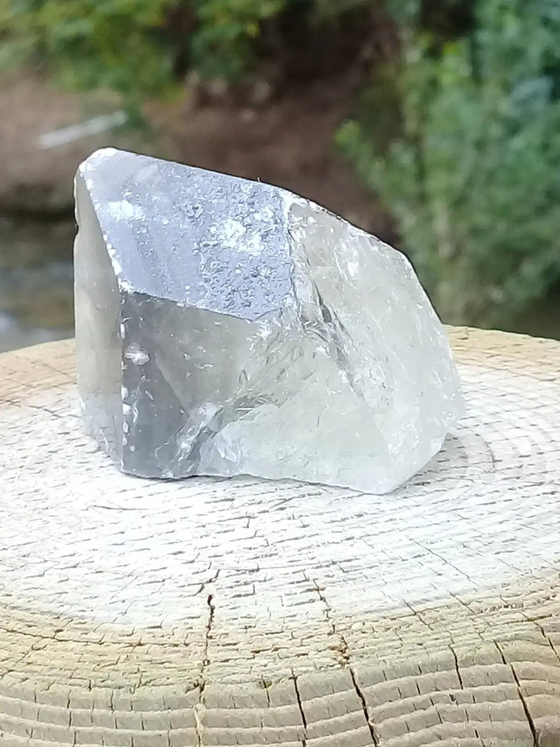 Chargez l'image dans la visionneuse de la galerie, Baryte fantôme fumée cristallisée pointe brute Grade A ++++ Baryte fantôme fumée cristallisée pointe brute
