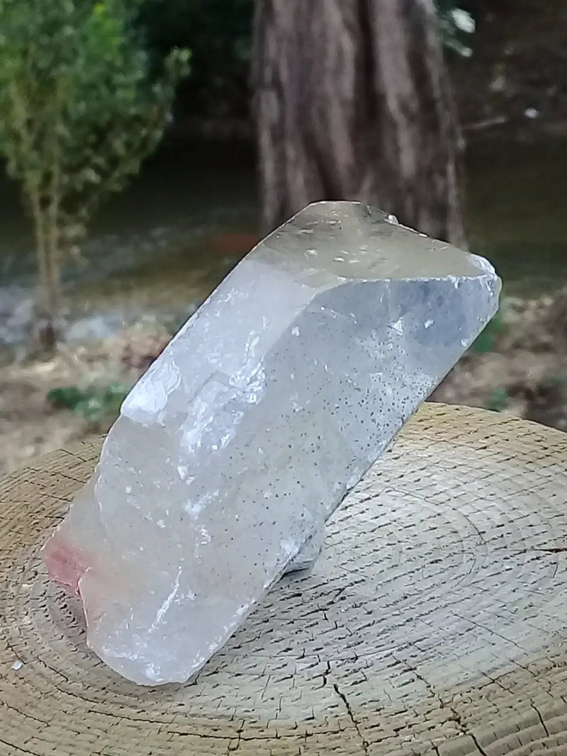 Load image into Gallery viewer, Baryte fantôme fumée cristallisée pointe brute Grade A ++++ Baryte fantôme fumée cristallisée pointe brute
