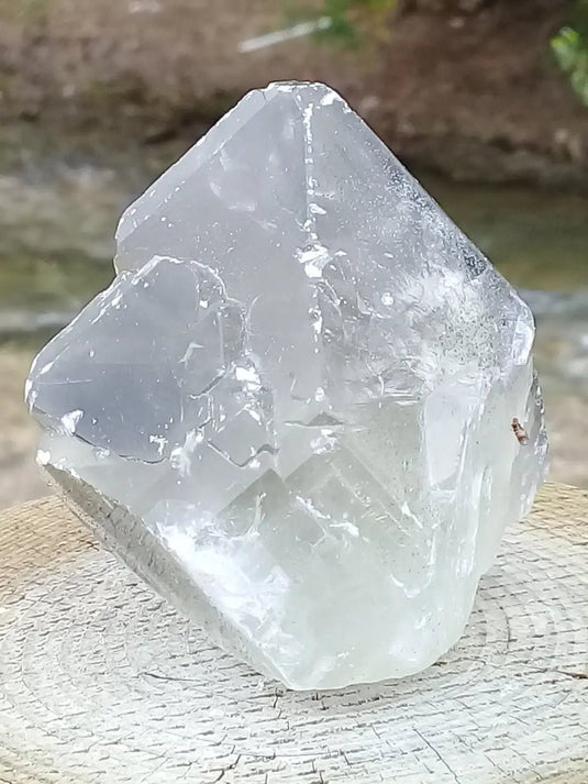 Baryte fantôme fumée cristallisée pointe brute Grade A ++++ Baryte fantôme fumée cristallisée pointe brute