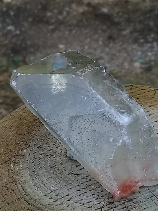 Baryte fantôme fumée cristallisée pointe brute Grade A ++++ Baryte fantôme fumée cristallisée pointe brute