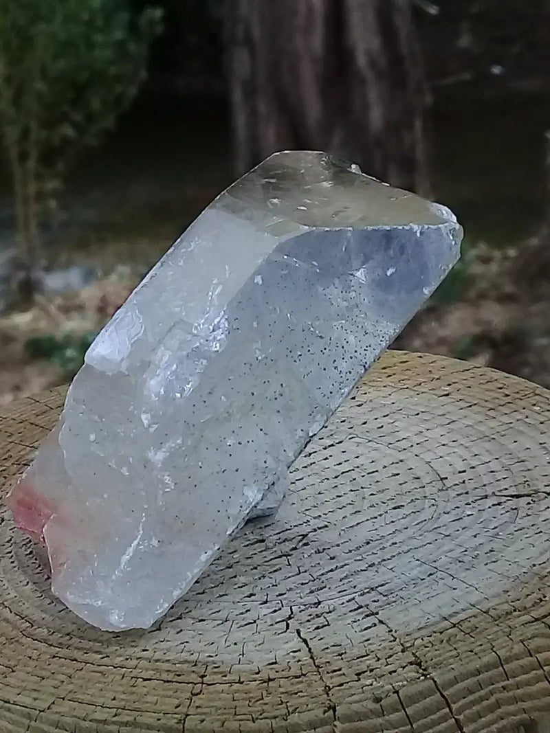 Load image into Gallery viewer, Baryte fantôme fumée cristallisée pointe brute Grade A ++++ Baryte fantôme fumée cristallisée pointe brute
