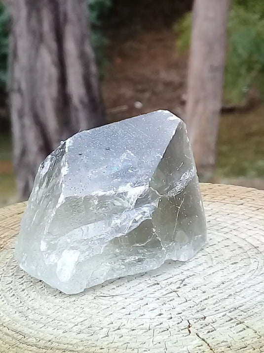 Baryte fantôme fumée cristallisée pointe brute Grade A ++++ Baryte fantôme fumée cristallisée pointe brute