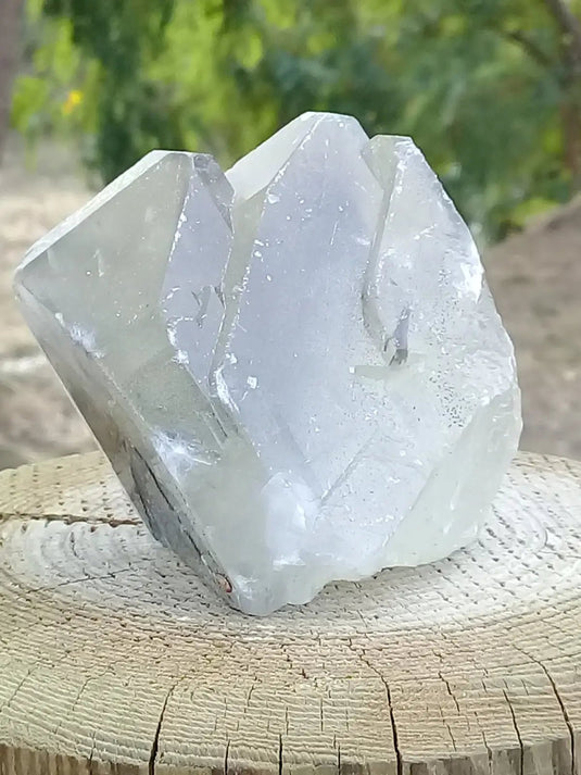Baryte fantôme fumée cristallisée pointe brute Grade A ++++ Baryte fantôme fumée cristallisée pointe brute