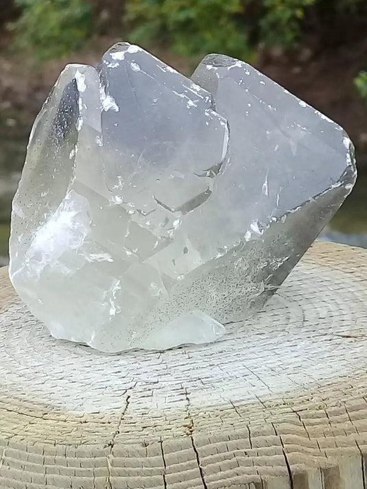 Baryte fantôme fumée cristallisée pointe brute Grade A ++++ Baryte fantôme fumée cristallisée pointe brute