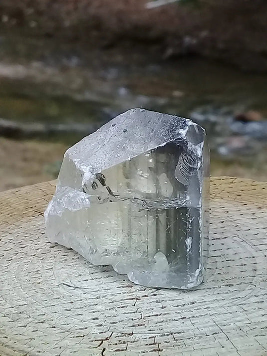 Baryte fantôme fumée cristallisée pointe brute Grade A ++++ Baryte fantôme fumée cristallisée pointe brute