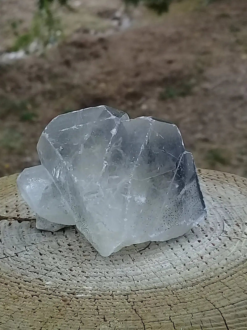 Load image into Gallery viewer, Baryte fumée cristallisée pointe brute Grade A ++++ Baryte fumée crystallisée
