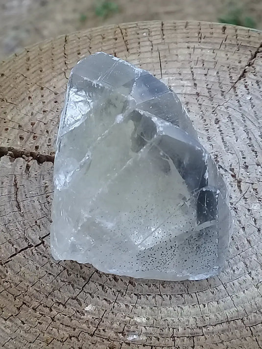Baryte fumée cristallisée pointe brute Grade A ++++ Baryte fumée crystallisée