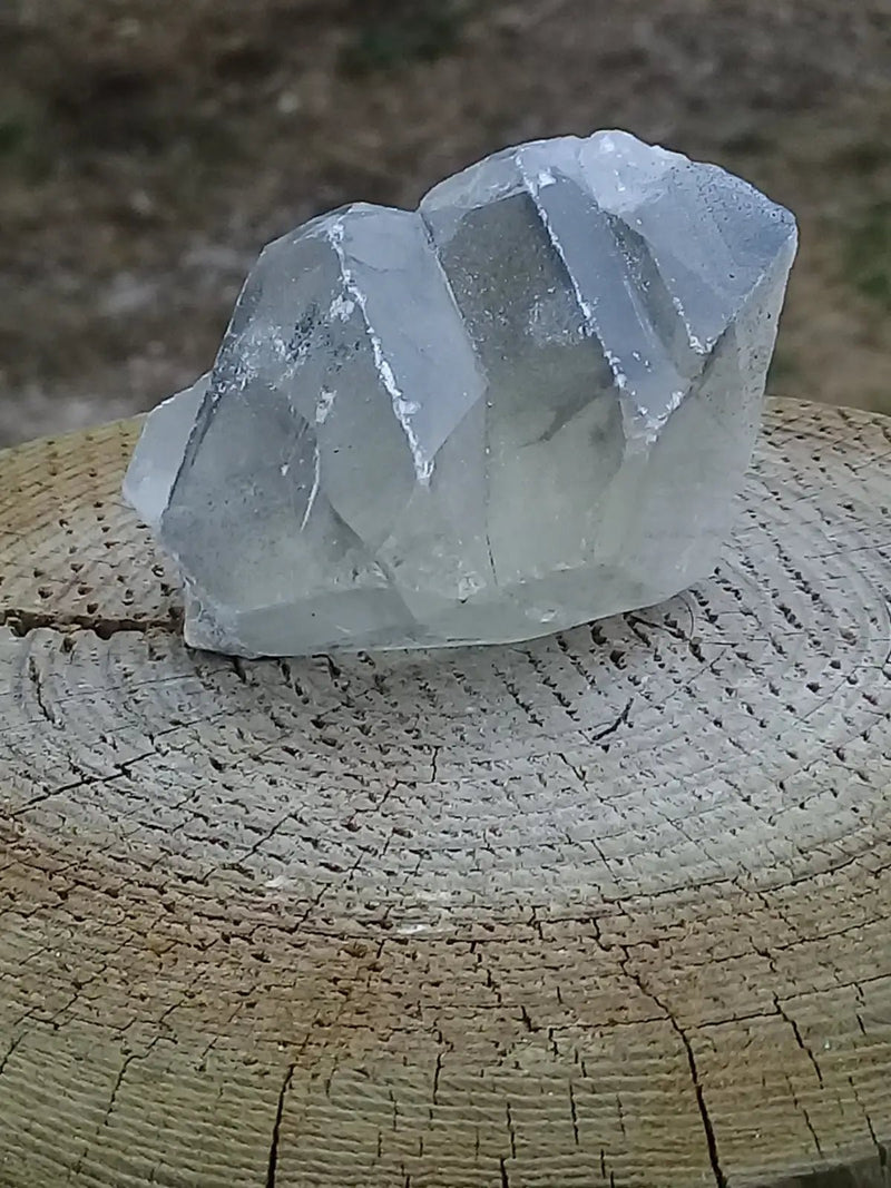 Load image into Gallery viewer, Baryte fumée cristallisée pointe brute Grade A ++++ Baryte fumée crystallisée
