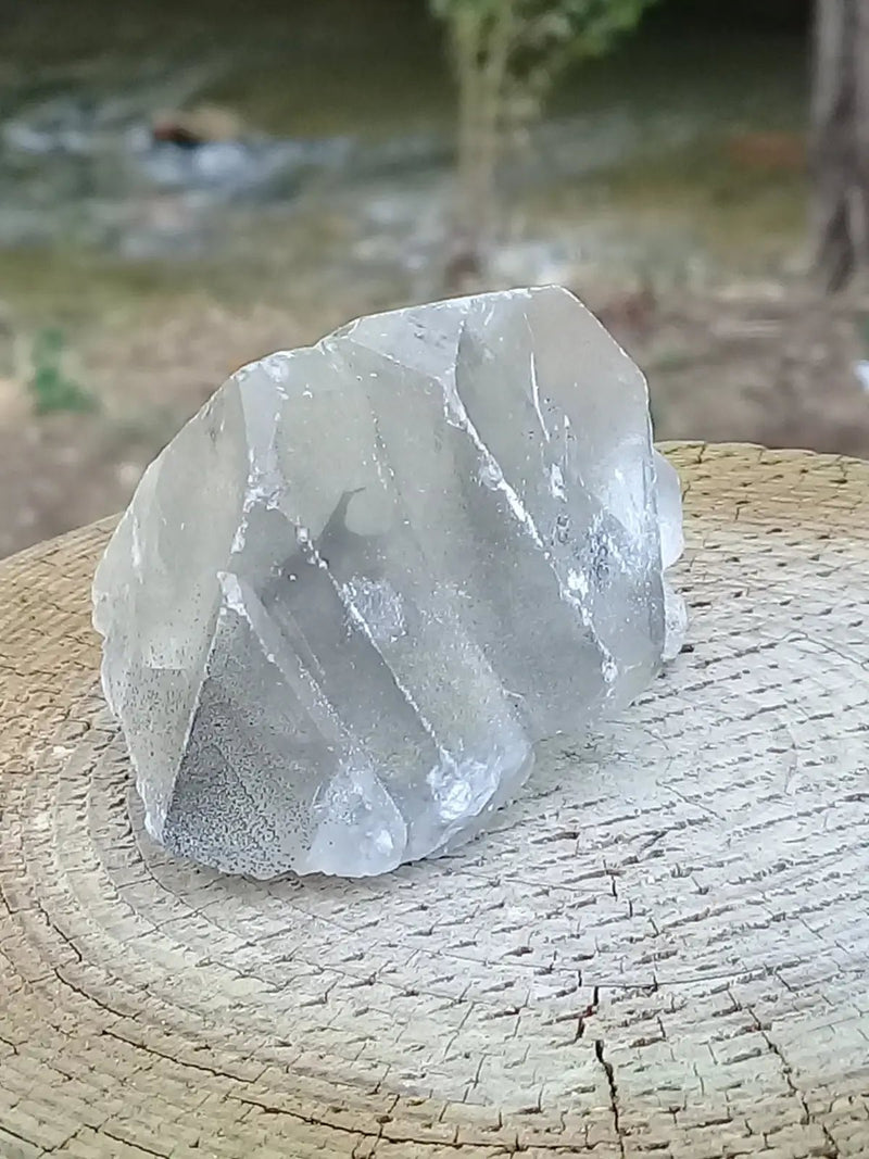 Load image into Gallery viewer, Baryte fumée cristallisée pointe brute Grade A ++++ Baryte fumée crystallisée
