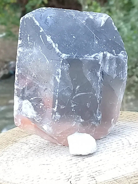 Baryte fumée et rouge cristallisée pointe brute Grade A ++++ Baryte fumée et rouge cristallisée pointe brute