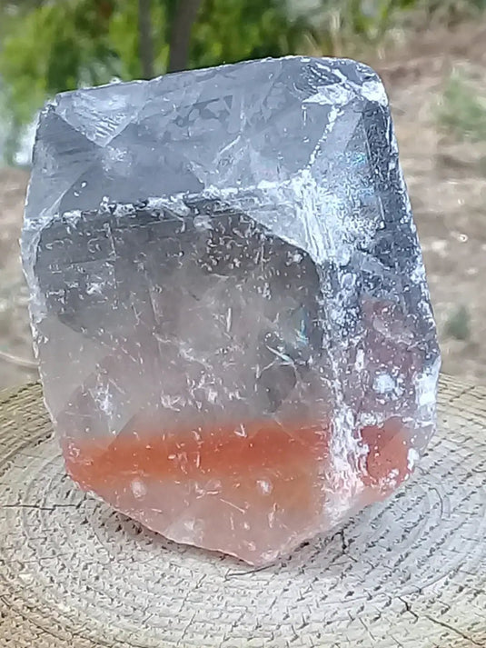 Baryte fumée et rouge cristallisée pointe brute Grade A ++++ Baryte fumée et rouge cristallisée pointe brute