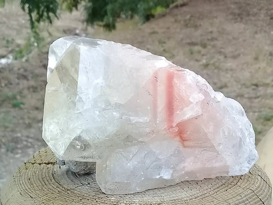 Baryte miel et rouge cristallisée pointe brute Grade A ++++ Baryte miel et rouge cristallisée
