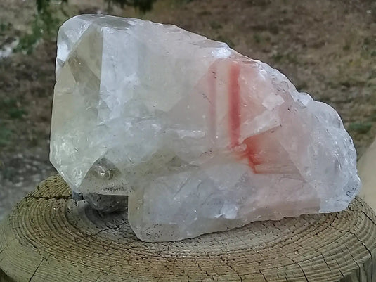 Baryte miel et rouge cristallisée pointe brute Grade A ++++ Baryte miel et rouge cristallisée