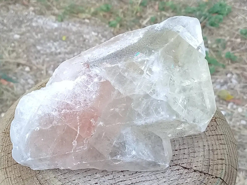 Load image into Gallery viewer, Baryte miel et rouge cristallisée pointe brute Grade A ++++ Baryte miel et rouge cristallisée
