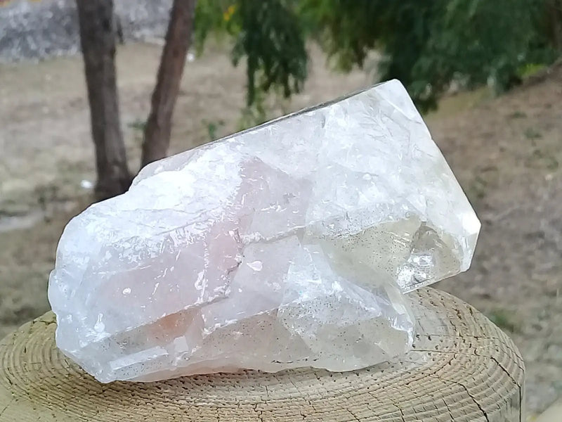 Load image into Gallery viewer, Baryte miel et rouge cristallisée pointe brute Grade A ++++ Baryte miel et rouge cristallisée
