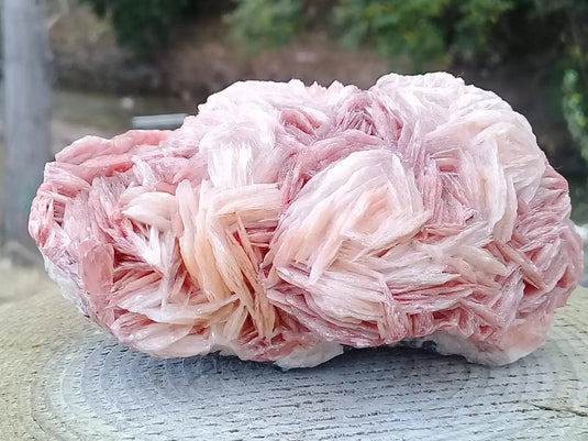Baryte rose et pêche sur Cérusite et Galène Grade A ++++ Baryte rose et pêche sur Cérusite et Galène