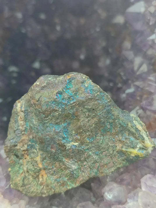 Bornite de Butte Montana - Pierre brute - Grade Prémium - Pierre de Transformation Bornite iridescente du Montana