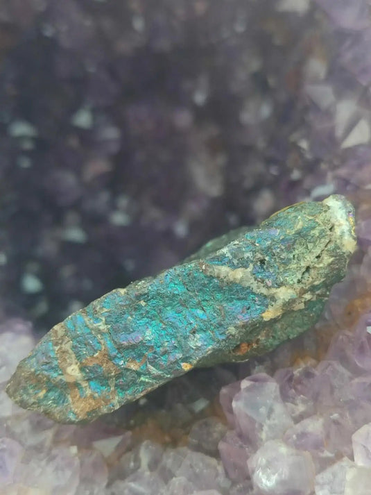 Bornite de Butte Montana - Pierre brute - Grade Prémium - Pierre de Transformation Bornite iridescente du Montana