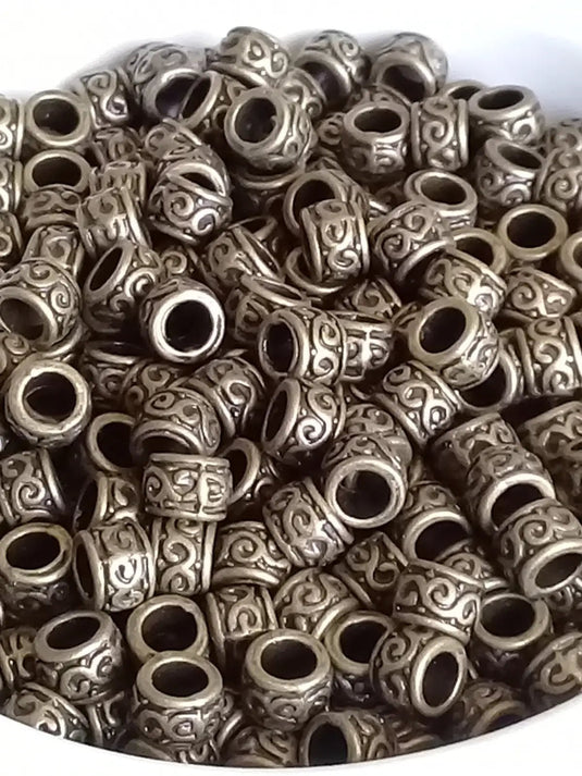 Breloque perle couleur Bronze ancien 5mm X 4mm Prix perle à l’unité Diamètre 4mm Perles breloque couleur Bronze ancien 5mm X 4mm