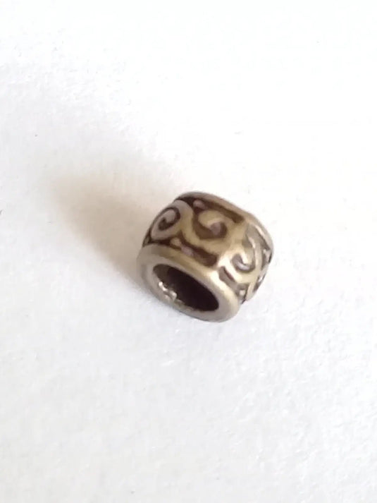 Breloque perle couleur Bronze ancien 5mm X 4mm Prix perle à l’unité Diamètre 4mm Perles breloque couleur Bronze ancien 5mm X 4mm