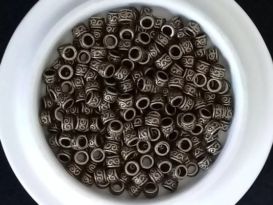 Breloque perle couleur Bronze ancien 5mm X 4mm Prix perle à l’unité Diamètre 4mm Perles breloque couleur Bronze ancien 5mm X 4mm