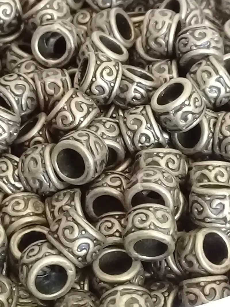 Load image into Gallery viewer, Breloque perle couleur Bronze ancien 5mm X 4mm Prix perle à l’unité Diamètre 4mm Perles breloque couleur Bronze ancien 5mm X 4mm
