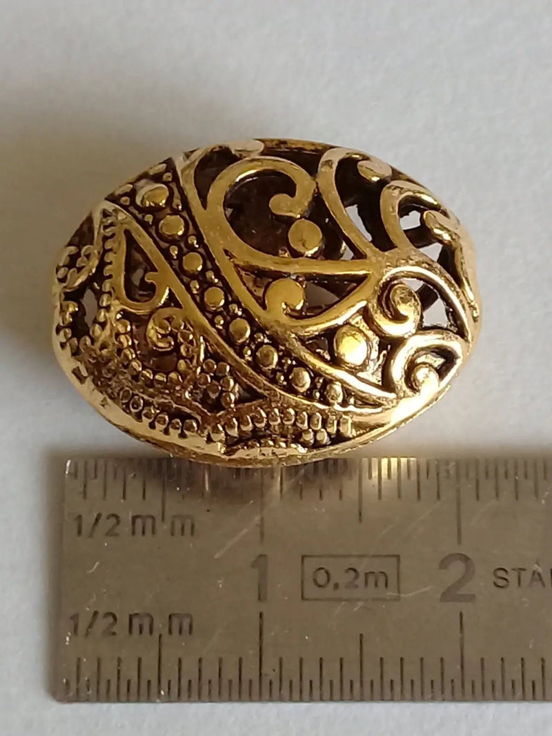 Chargez l'image dans la visionneuse de la galerie, Breloque perle ovale Divers coloris 22mm X 18mm X 12mm Prix perle à l’unité Perles breloque ovale Divers coloris
