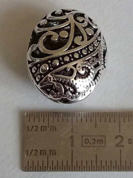 Breloque perle ovale Divers coloris 22mm X 18mm X 12mm Prix perle à l’unité Perles breloque ovale Divers coloris