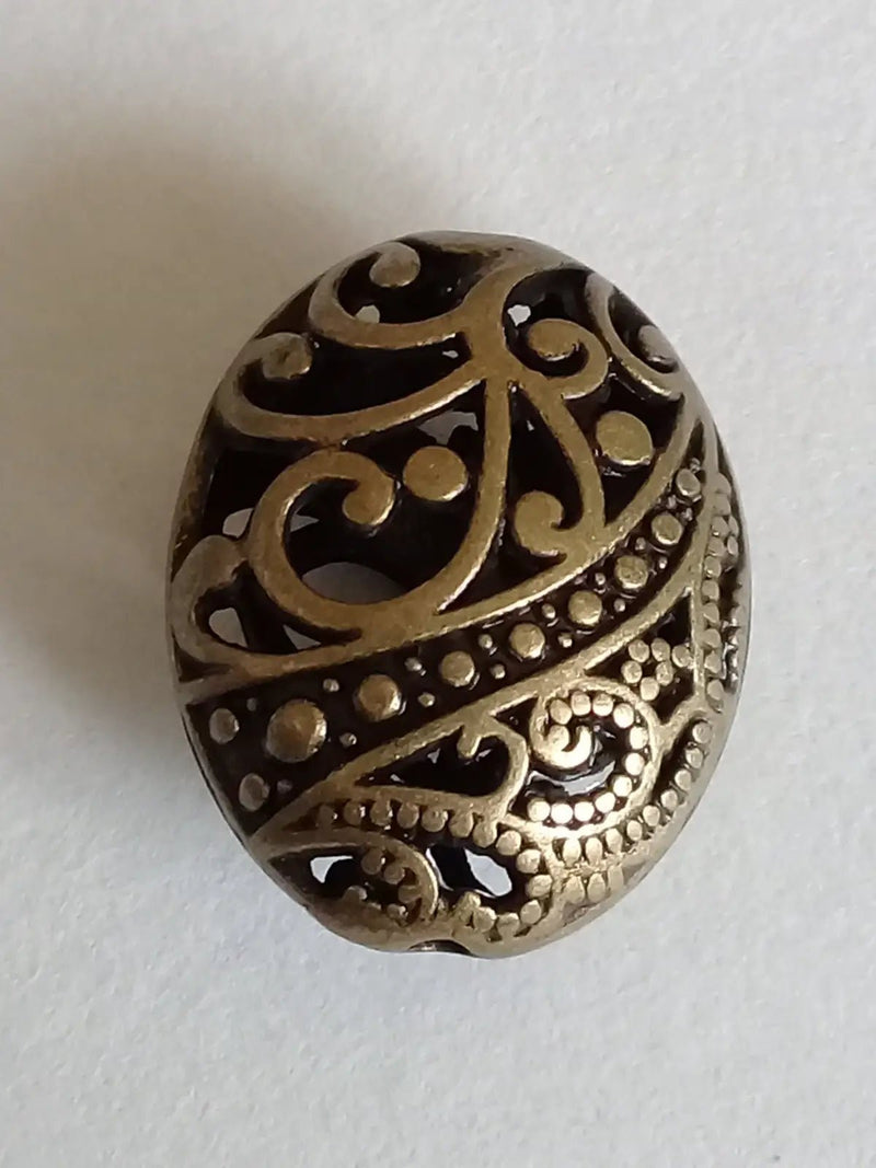 Chargez l'image dans la visionneuse de la galerie, Breloque perle ovale Divers coloris 22mm X 18mm X 12mm Prix perle à l’unité Perles breloque ovale Divers coloris
