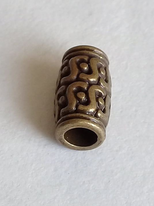 Breloque perle tube couleur Bronze ancien 12mm X 7mm Prix perle à l’unité Perles tube couleur Bronze ancien Dans la besace du p'tit Poucet   