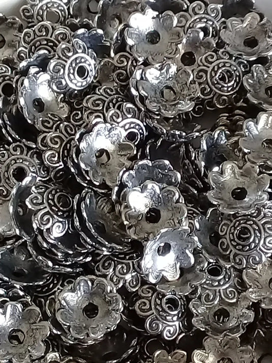 Breloques séparatifs couleur Argent Diam: 8mm Prix à l’unité Breloques séparatifs couleur Argent Diam: 8mm