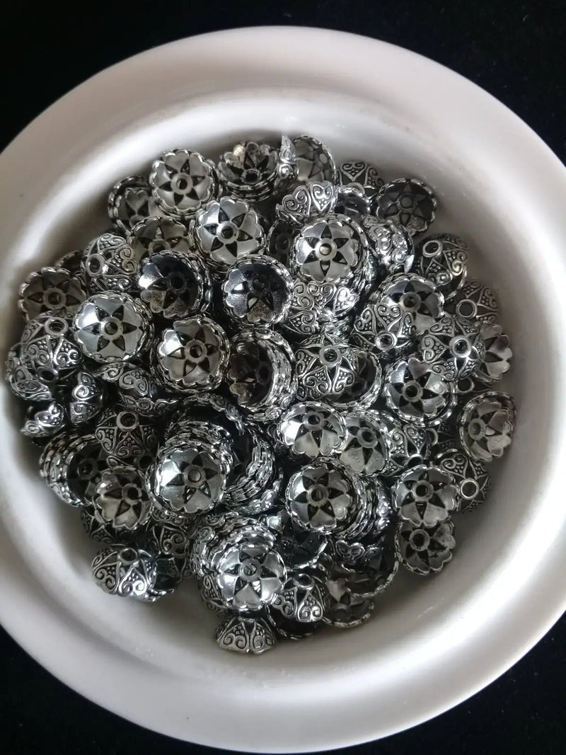 Chargez l&#39;image dans la visionneuse de la galerie, Breloques séparatifs couleur Argent Diam: 8mm Prix à l’unité Breloques séparatifs couleur Argent Diam: 8mm
