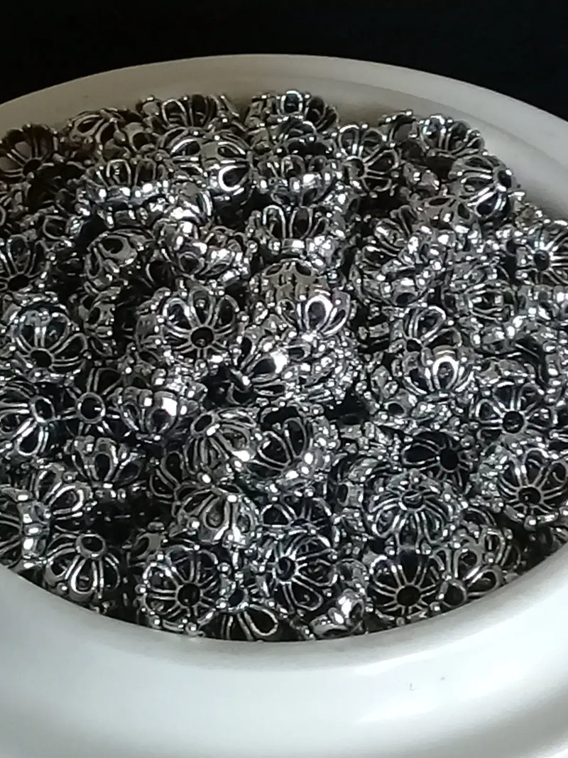 Chargez l'image dans la visionneuse de la galerie, Breloques séparatifs perles couleur argent Diam: 6mm Prix à l’unité Breloques séparatifs couleur Argent Diam: 6mm
