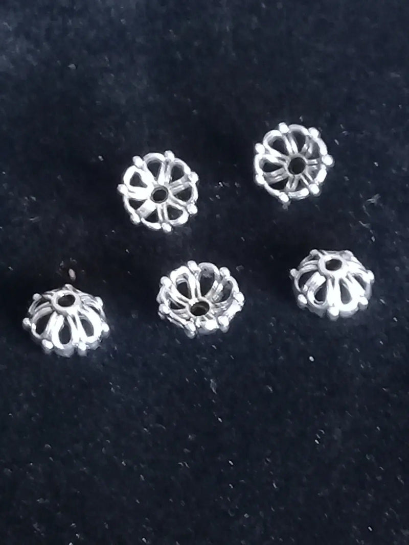 Chargez l'image dans la visionneuse de la galerie, Breloques séparatifs perles couleur argent Diam: 6mm Prix à l’unité Breloques séparatifs couleur Argent Diam: 6mm
