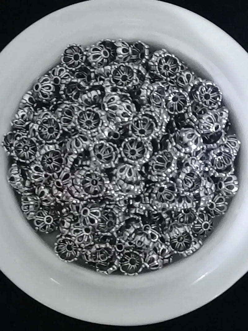 Chargez l'image dans la visionneuse de la galerie, Breloques séparatifs perles couleur argent Diam: 6mm Prix à l’unité Breloques séparatifs couleur Argent Diam: 6mm
