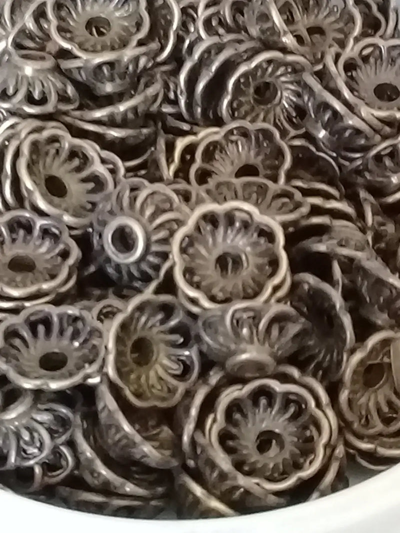 Chargez l'image dans la visionneuse de la galerie, Breloques séparatifs perles couleur Bronze ancien Prix à l’unité Breloques séparatif perles pour collier et bracelet couleur Bronze ancien
