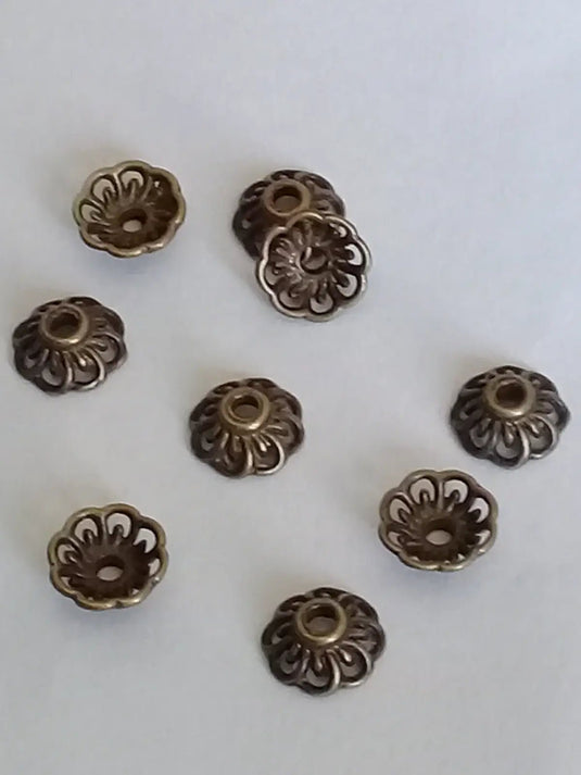 Breloques séparatifs perles couleur Bronze ancien Prix à l’unité Breloques séparatif perles pour collier et bracelet couleur Bronze ancien