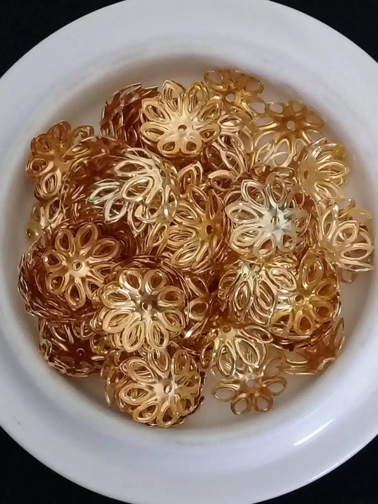 Breloques séparatifs perles Divers coloris Diamètre 15mm Prix à l’unité Breloques séparatifs perles divers coloris