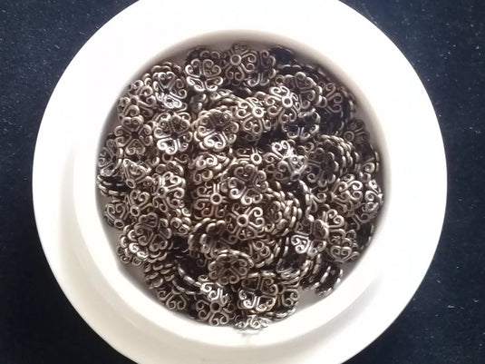 Breloques séparatifs perles métal couleur Bronze ancien Prix à l’unité Breloques séparatifs perles métal couleur Bronze ancien