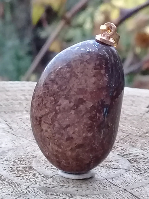 Bronzite de Birmanie pendentif Grade A++++ Fourni avec cordon Bronzite de Birmanie pendentif Dans la besace du p'tit Poucet   