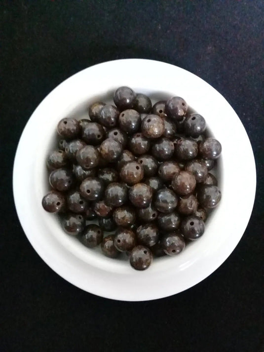 Bronzite de Birmanie perle Grade A++++ Prix perle à l’unité Diamètre 8mm Bronzite de Birmanie perles 8mm